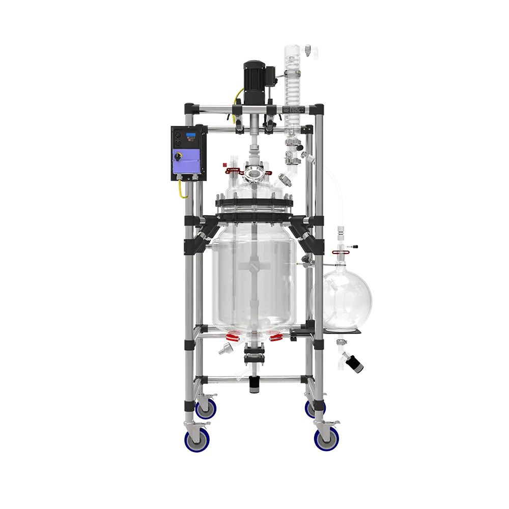 High quality 100L jacketed glass reactor for chem lab by H.S. Martin